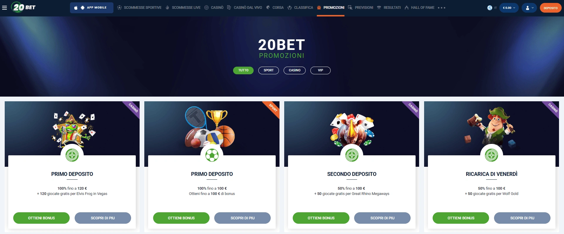 20bet bonus e promo code